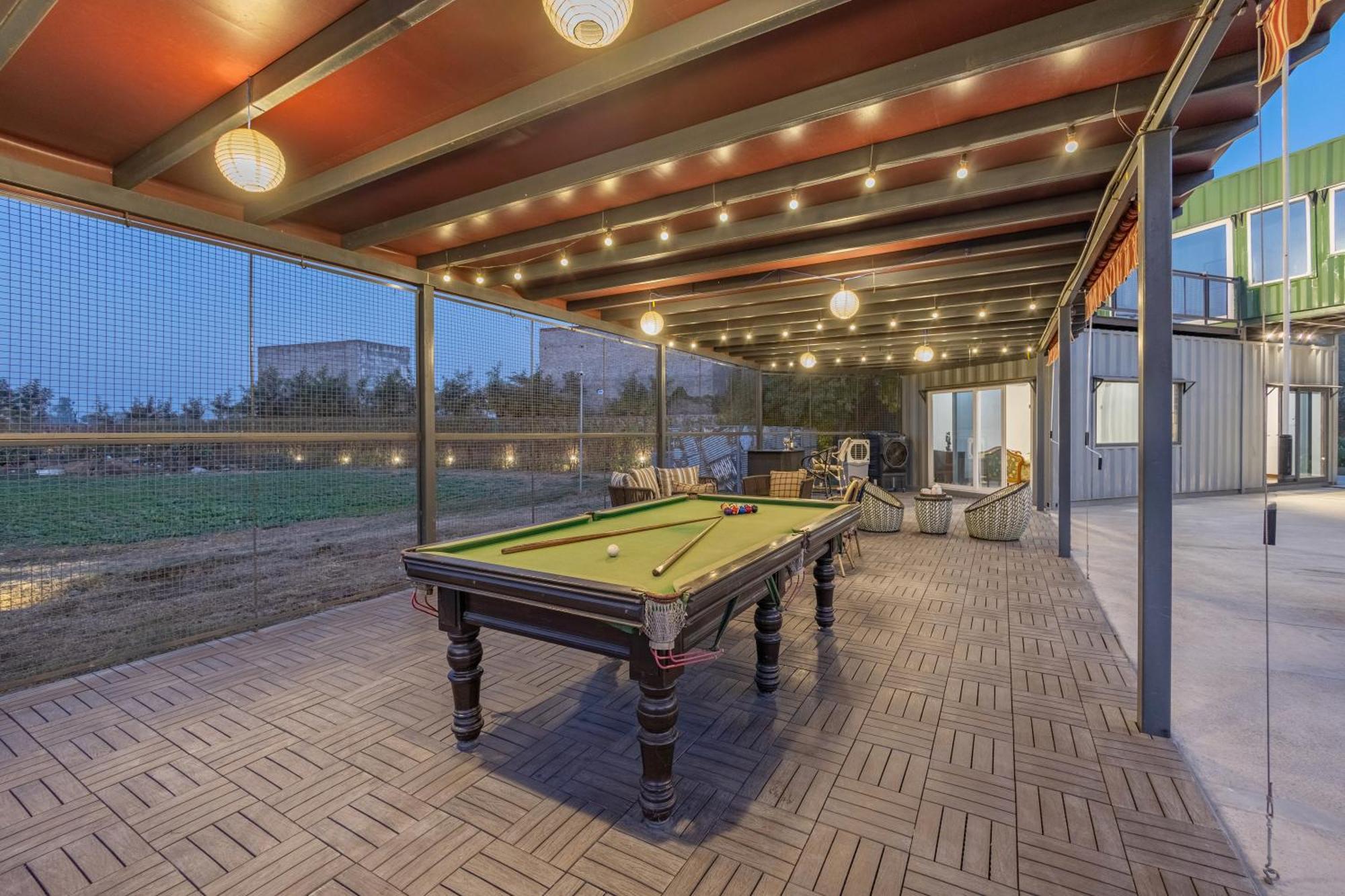 Elivaas Hidden Oasis 4Bhk With Pool, Mud House & Container House Villa Dhauj Exterior photo